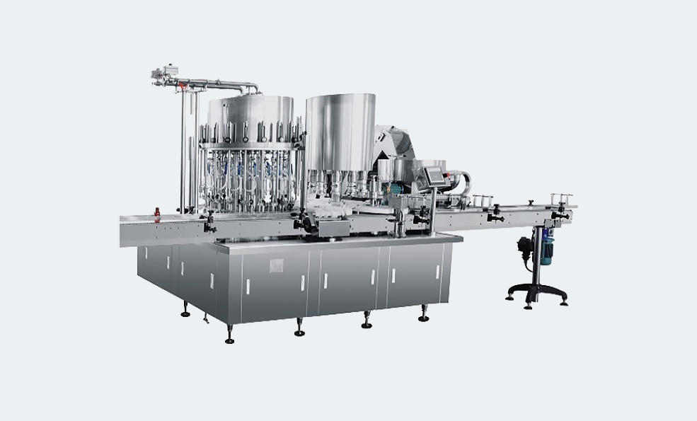 High-speed liquid filling and capping machine