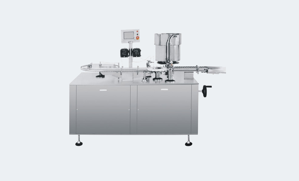 KGS-2 Liquid filling and stopopering(half-stoppering)machine